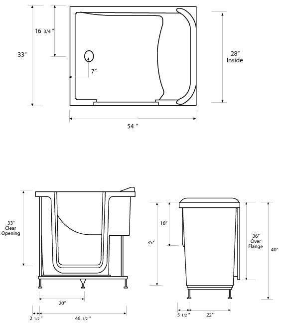 Dimensions of The Monaco