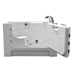Acrylic Slide-In Wheelchair Accessible Walk-In Tub